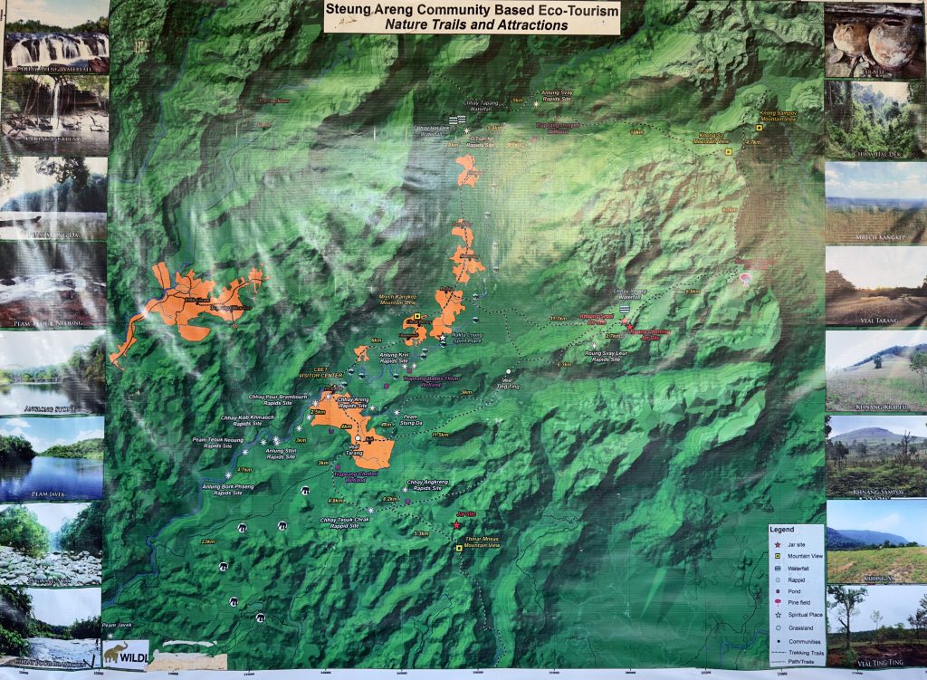 Areng Valley Map